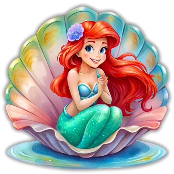 Ariel little mermaid dreamy print tank top - Picture 8 of 8